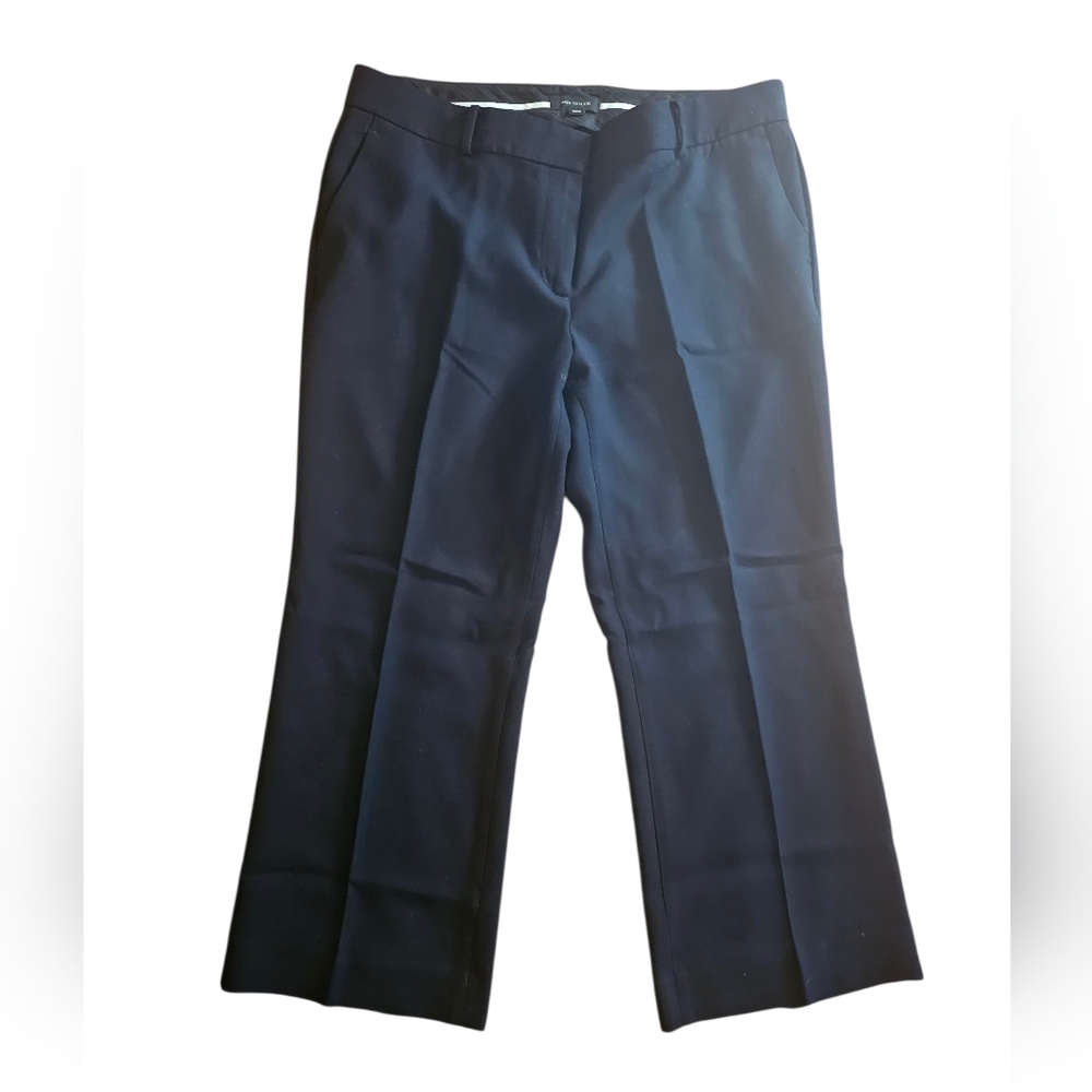 Ann Taylor Black Flare Pants